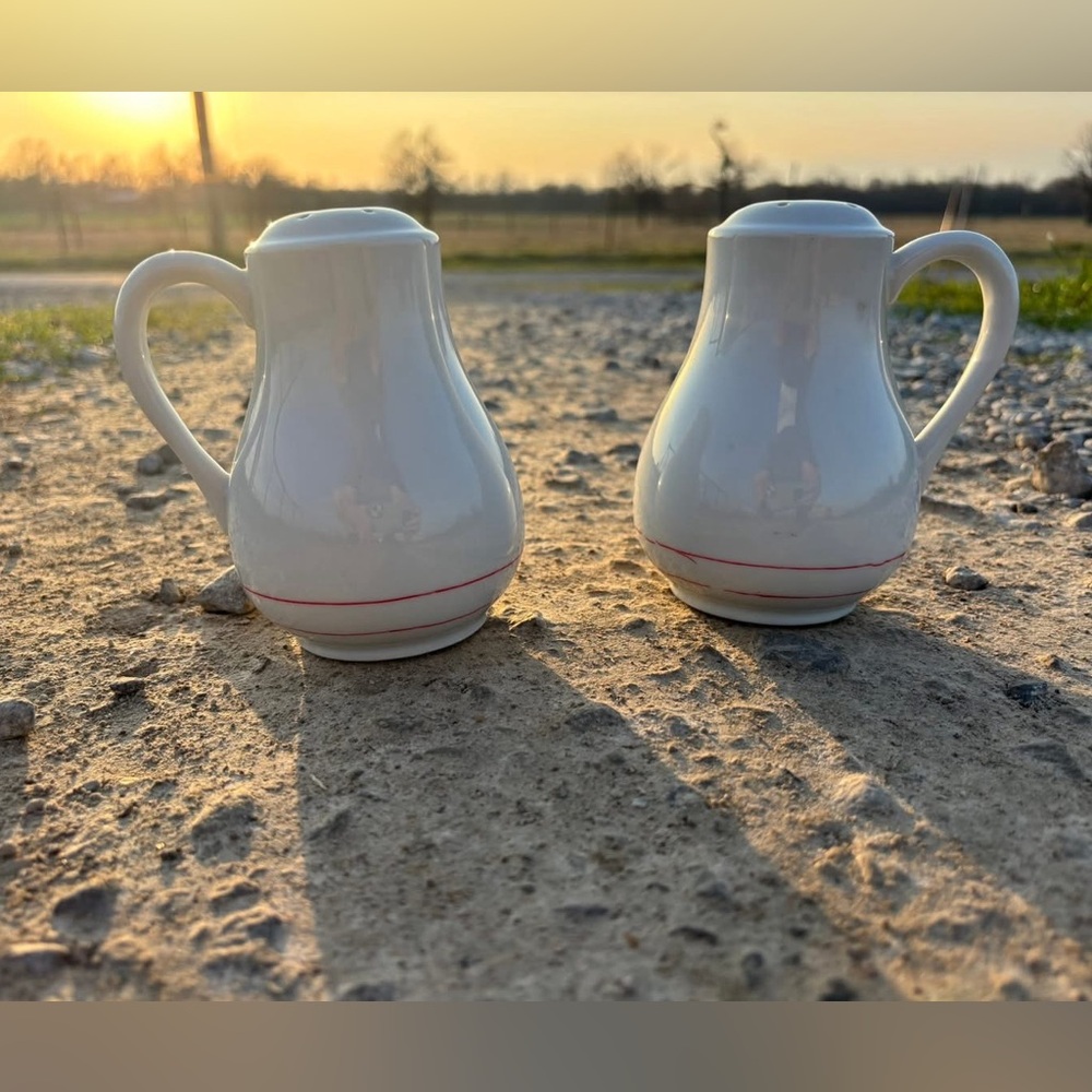 Mid 20th century salt and pepper shakers